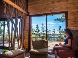 Casa Atipika, alloggio vicino alla spiaggia a Curanipe