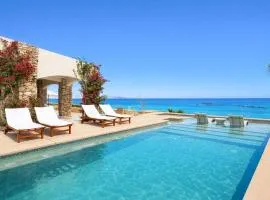 Oceanfront Villa with Pool, Hot Tub, Fireplace & BBQ