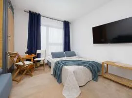 Bright Studio Górczewska in Warszawa with Air Conditioning and Parking by Noclegi Renters