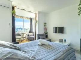 Studio climatisé - Garage privé - Plage à pied - Baie des anges