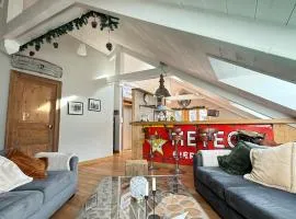 Dernier étage et jardin suspendu face au Sancy