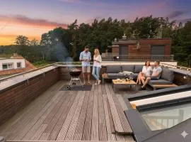Exklusives Ferienhaus mit Sauna und Panorama Dachterrasse, traumhafter Ausblick garantiert