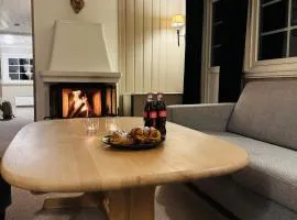 Cozy cabin in the middle of peaceful surroundings