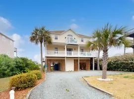Three-story home overlooking sound with decks & elevator, close to beach