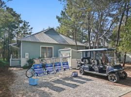 Beach Bungalow, 3 Min Walk to Beach, Golf Cart, 4 bikes, Wagon, hotel a Seacrest