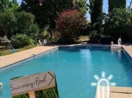 Gîte cocooning climatisé avec piscine et animaux