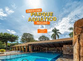 diRoma Imp&eacute;rio direto com o Grupo diRoma com acesso ao Acqua Park e Caf&eacute; da manh&atilde;, hotell med boblebad i Caldas Novas