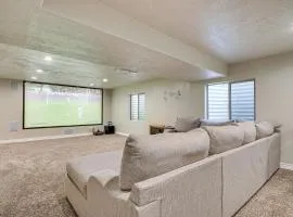 Home Theater and Patio South Jordan Basement Unit