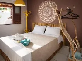 Quarto Privativo com ar condicionado - ilha de Boipeba Casa Ara Pyau