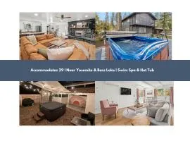 Forest Retreat that accommodates 29 people near Yosemite & Bass Lake