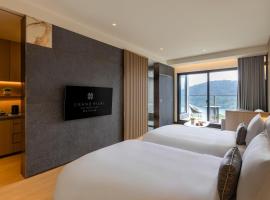 Grand Hilai Sun Moon Lake、魚池郷のホットタブ付きホテル