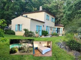 Grand studio 30 m2 dans villa proche de Valbonne, hotel a Opio