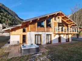 Chalet avec jacuzzi et animaux admis, vue Mont-Blanc - FR-1-343-259