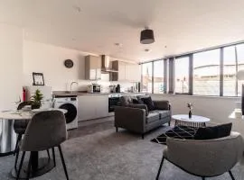 Bright 1 Bed Apartment in Central Wrexham