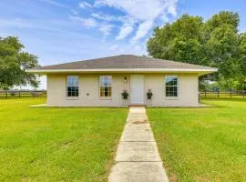 Idyllic Anthony Home Riding Arena with Mirror Wall!
