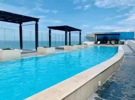 Salinas del Mar Oceanfront, Piscinas Resort, Vista al Mar