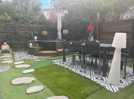 Havre de paix avec jardin et terrasse