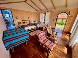 Viesnīca Inkapacha ecohostel cabañas pilsētā Comunidad Yumani
