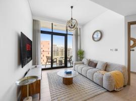 Zen Condo With Burj Khalifa View In Vibrant City, acomoda&ccedil;&atilde;o em condom&iacute;nio em Dubai