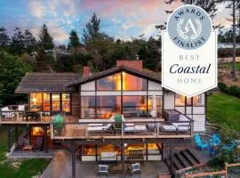 Oceanfront Home w Outdoor Dining 2 Firepits Steps to Beach Salish Sea Escape by AvantStay