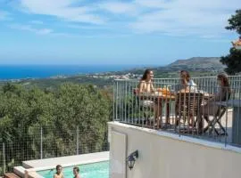 Villa Cretan View with Heated Swimming Pool