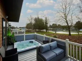 The Yorkshire Burrow Lodge with Hot Tub