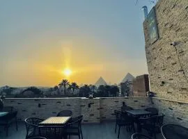 The old three pyramids night hotel