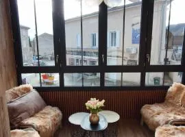 Chambre Heïdi dans le loft bleu