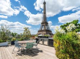 Eiffel Tower Montrouge du Parisian-Breeze-II, hotel a Montrouge