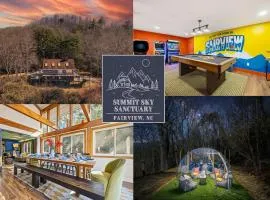 Mtn Views Sleeps 20 Stargazing Dome Hot Tub