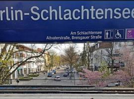 베를린에 위치한 럭셔리 텐트 1,5 Zimmer am See, for business travellers only