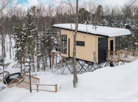 Chalet MonVue - Serenity in the Heart of Nature, Hotel in Sainte Béatrix