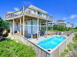 Last Mango in Hatteras 191: Private outdoor pool, hot tub, dock, & views
