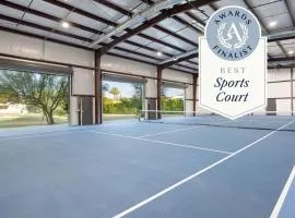 Sleeps 20 Architectural Mansion w Pool Indoor Tennis Court Game Room Starlight Estate by AvantStay