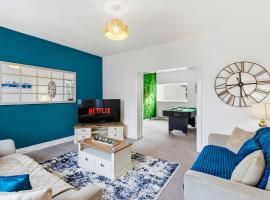 Chester Contractor House, Sleeps 7, Saltney, Games โรงแรมในSaltney