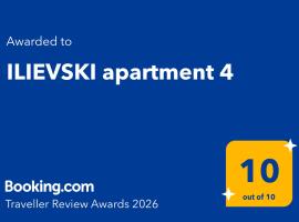 ILIEVSKI apartment 4, hotel Kumanovóban