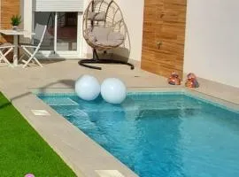 Casa LaryLen met Privézwembad & Dakterras in Santiago de la Ribera aan de Mar Menor dichtbij het strand