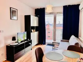 Lux Corner Park przestronne mieszkanie z klimatyzacją i podziemnym garażem