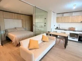 Nuevo y moderno Depto con vista al mar condominio Playa Serena
