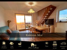 Kokoon Mor - Balcon face à la mer - Plage à 50m、ギデルのホテル