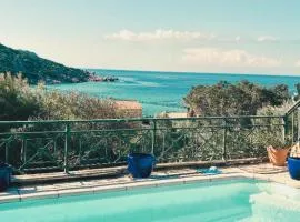 Private pool villa Beach 50 m away 10 guests