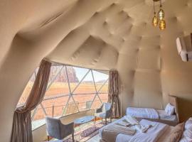 RUM iSLAND bubble LUXURU CAMP, hotel v destinácii Wadi Rum