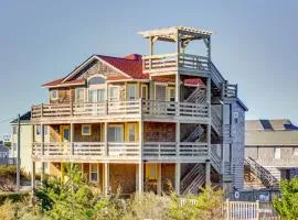 Ocean-view home with private pool, hot tub, two wraparound decks, & central AC