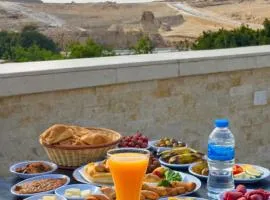 Golden Great Scarab Pyramids View