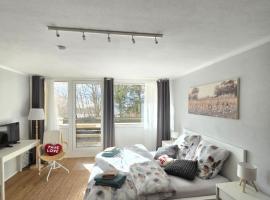 Waldfeder Apartment mit Pool und Fitnessraum, neu und vollsaniert, viešbutis mieste Sankt Englmar