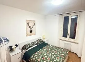 Apartment in a villa with two bedrooms, a kitchen, and a bathroom