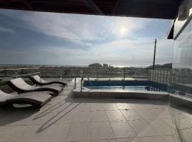 First row beach house in Playa Las Palmeras