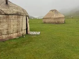 Turusbek yurts calm SONKOL LAKE
