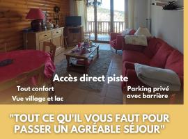 Viesnīca Appartement de standing 4 personnes, pied des pistes, parking pilsētā Lezangla