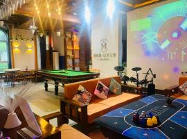 观山 山水花舍包栋民宿 私汤泳池 团建聚会 家庭聚餐 户外烧烤 โรงแรมในLishui